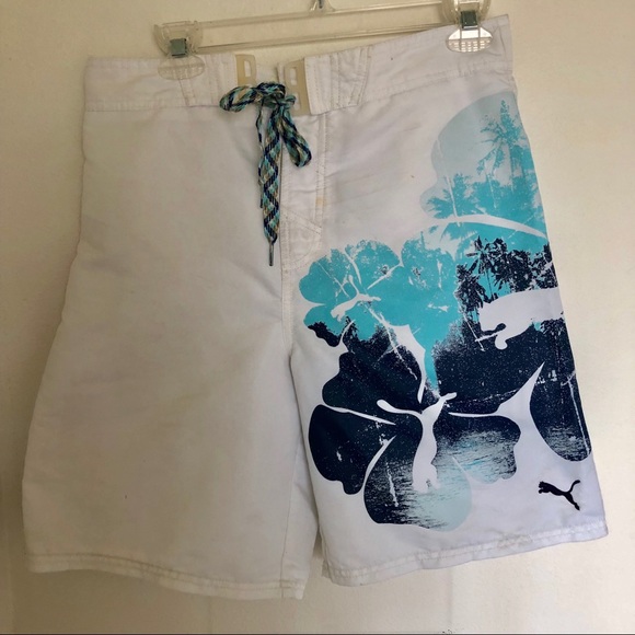 mens puma swim shorts